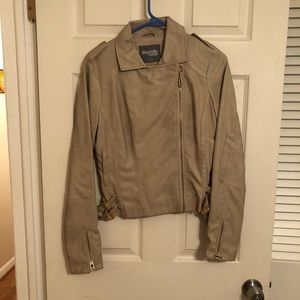 Faux leather jacket